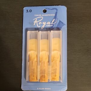 Royal Tenor Saxophone Reeds 3.0 Brand New And Sealed